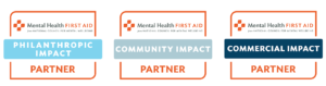 MHFA Impact Network partner badges